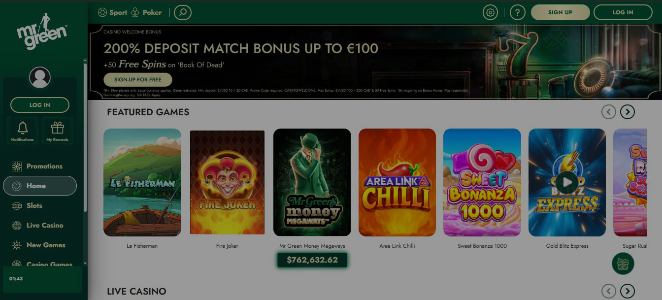 Mr Green - Affiliate Link Building — Gambling