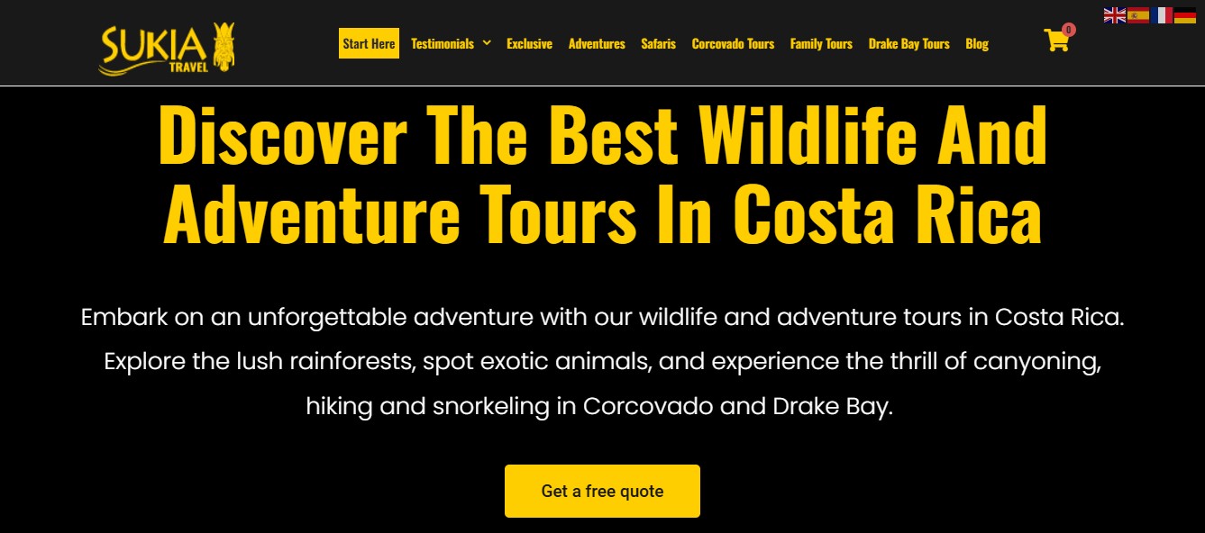Sukia Travel – Travel & Tourism — SEO